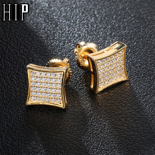 Square Stud Earrings